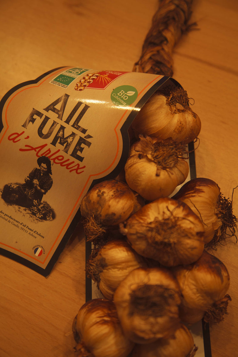 geräucherter Knoblauch Zopf